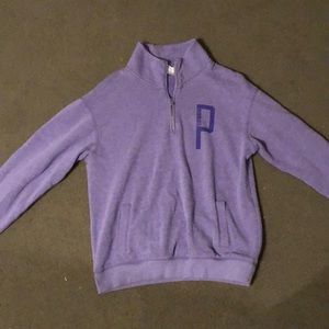 Pink quarter zip